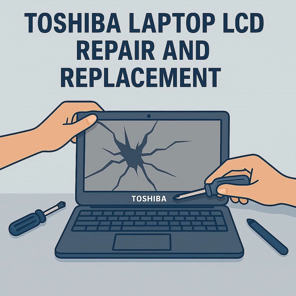 راهنمای کامل تعمیر و تعویض ال سی دی لپ تاپ توشیبا
