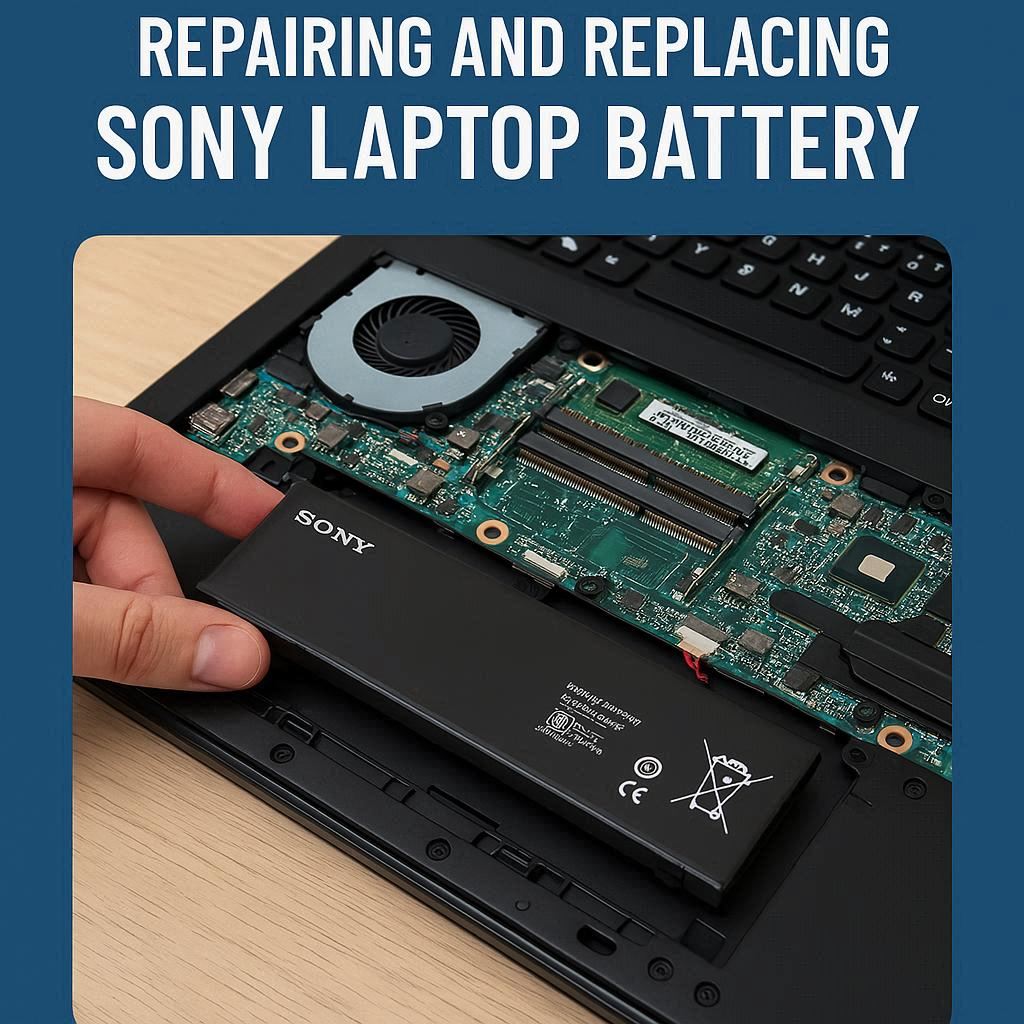 راهنمای کامل تعمیر و تعویض باتری سونی