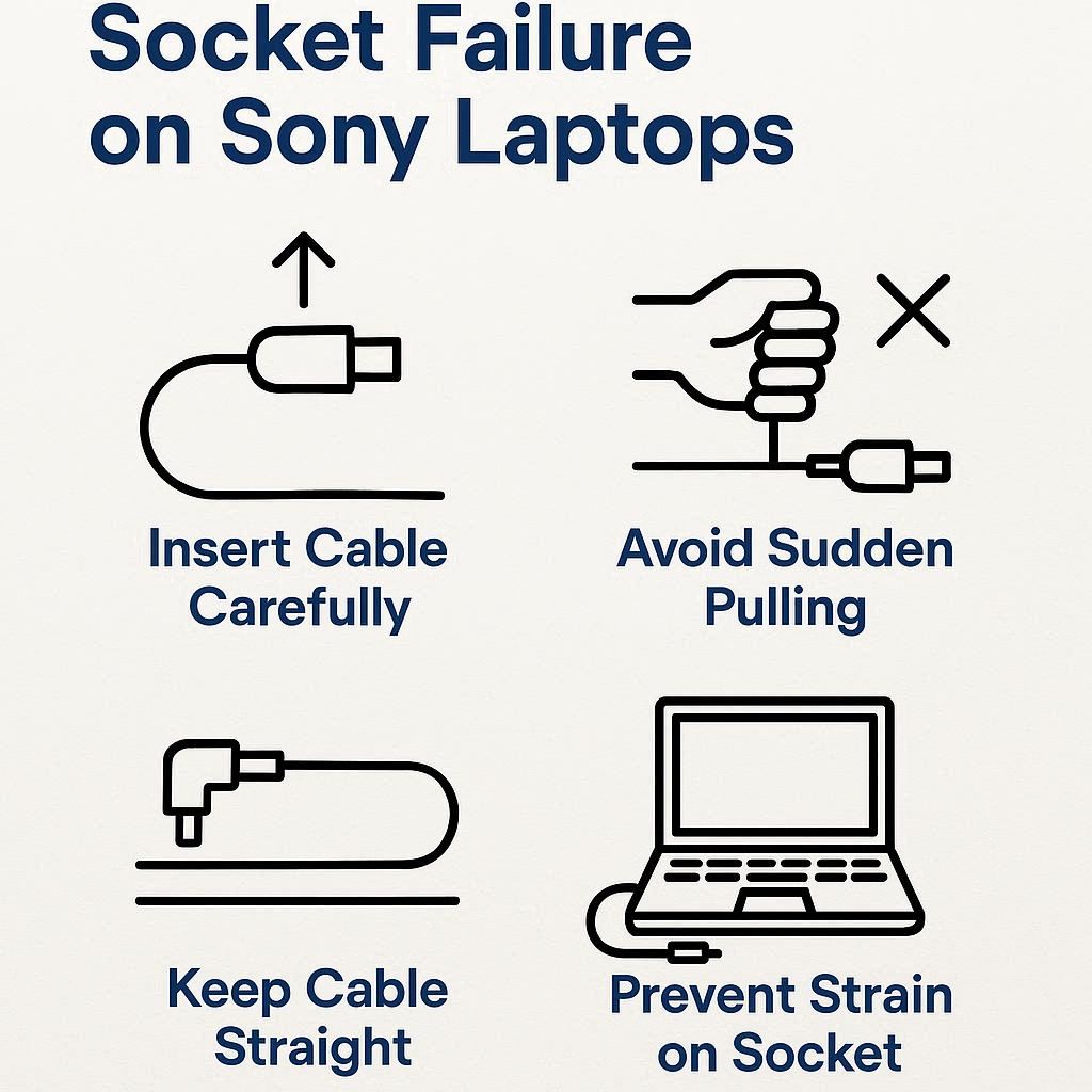 راه‌های پیشگیری از خرابی سوکت در Sony