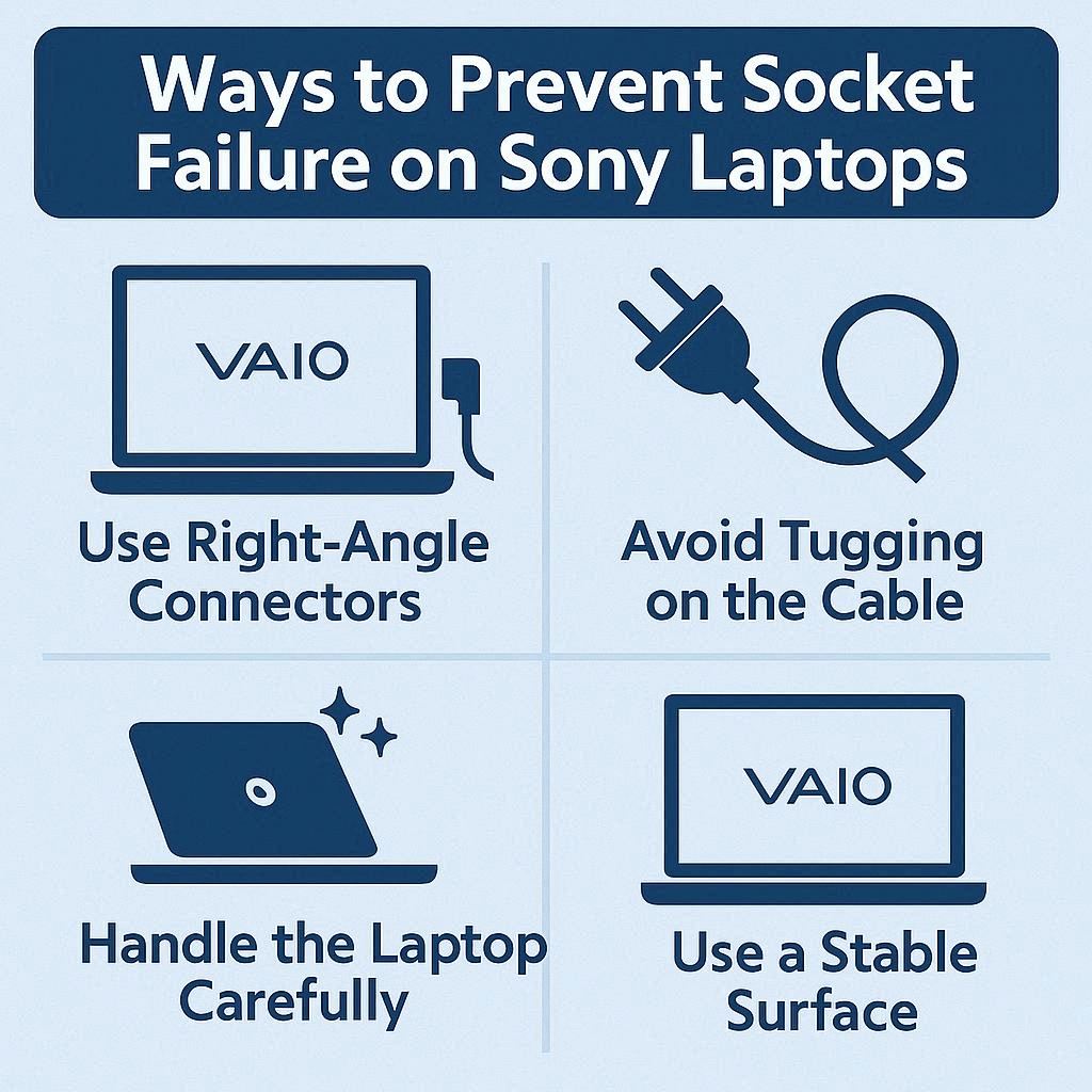 راه‌های پیشگیری از خرابی سوکت در لپ ‌تاپ Sony