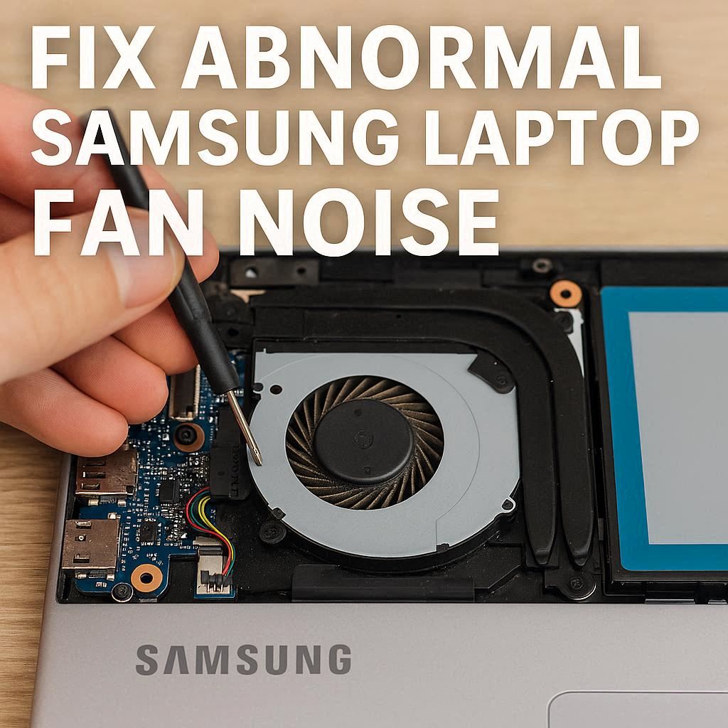 رفع صدای غیرعادی فن لپ تاپ سامسونگ