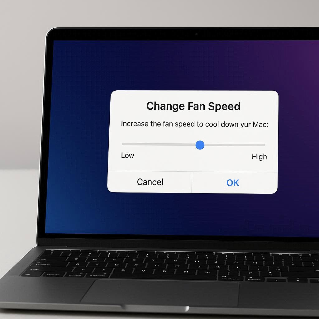 رفع مشکل افزایش سرعت فن در مک ‌بوک