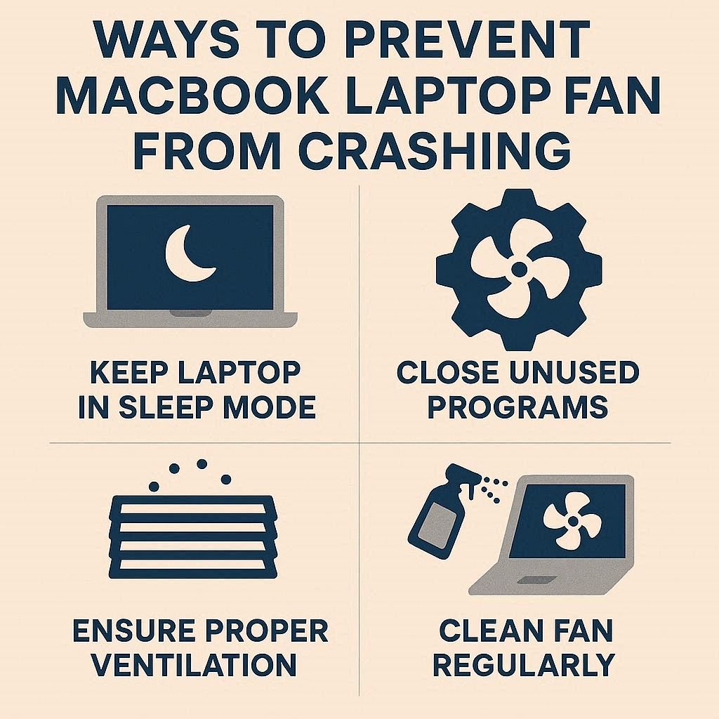 روش‌های جلوگیری از خرابی فن مک ‌بوک