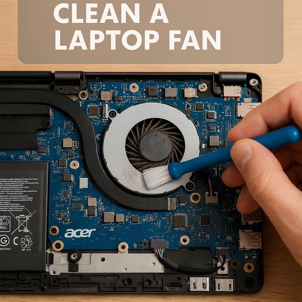 روش اصولی تمیزکردن فن ایسر