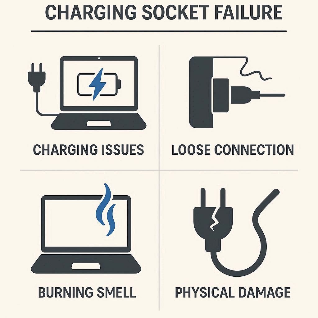 علائم خرابی سوکت شارژ اچ پی