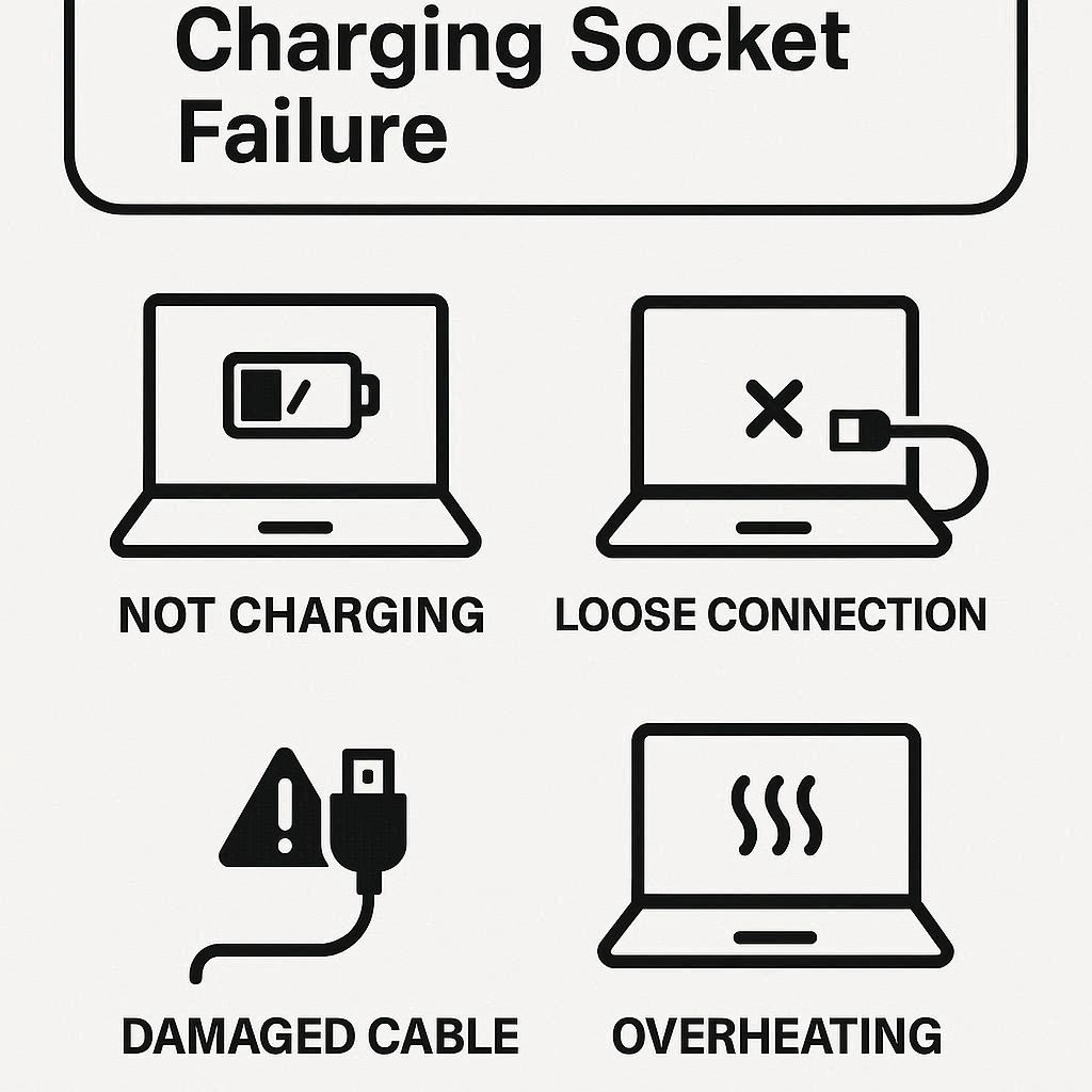 علائم خرابی سوکت شارژ Acer