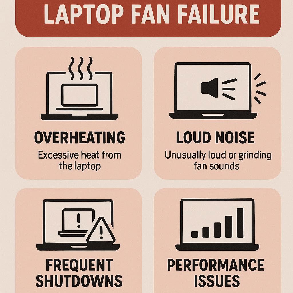 علائم خرابی فن MSI