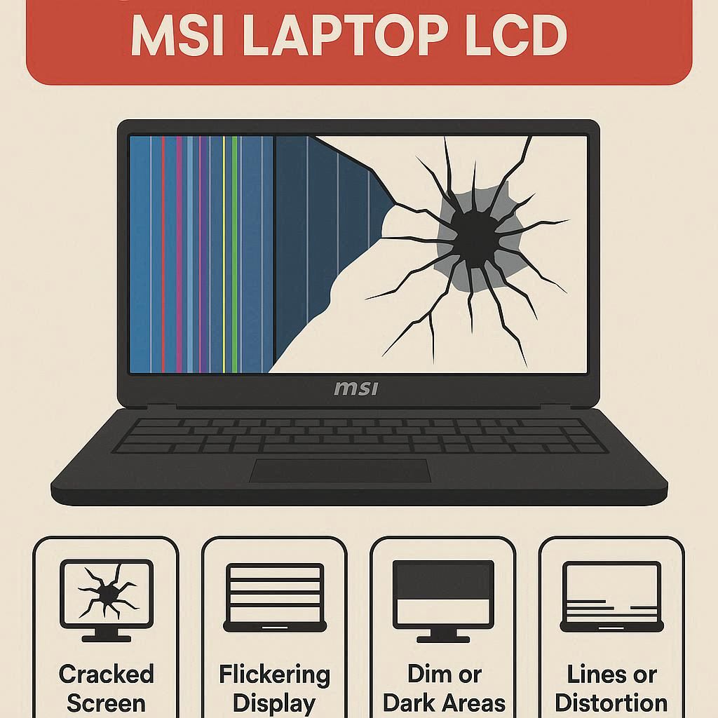 علائم نیاز به تعمیر یا تعویض ال سی دی ام اس آی