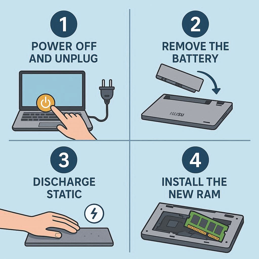 مراحل ایمن برای ارتقا رم فوجیتسو