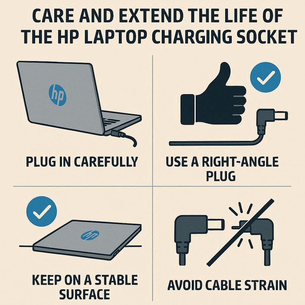 مراقبت و افزایش عمر سوکت شارژ اچ پی