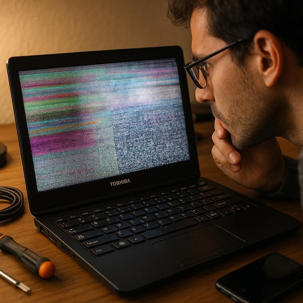 مشکلات رایج تصویر در توشیبا