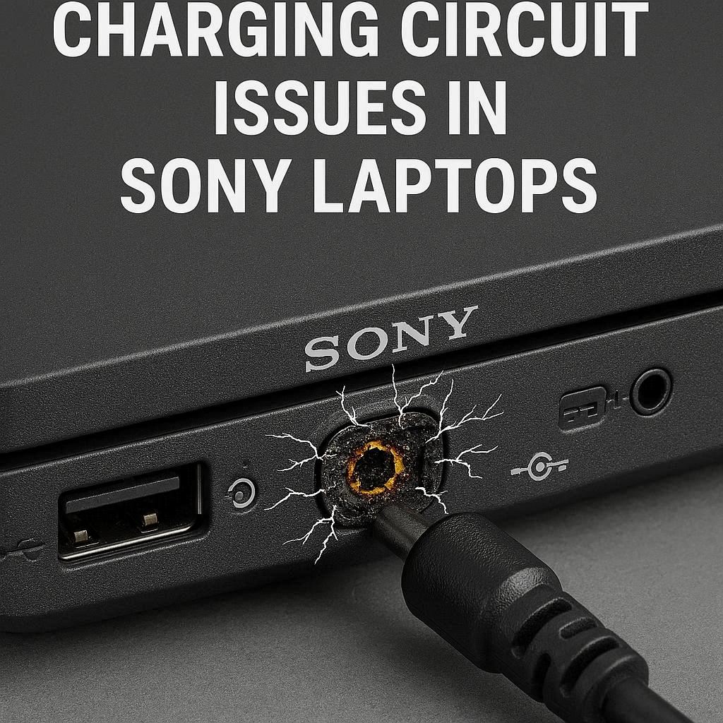 مشکلات مدار شارژ در لپ ‌تاپ‌های سونی