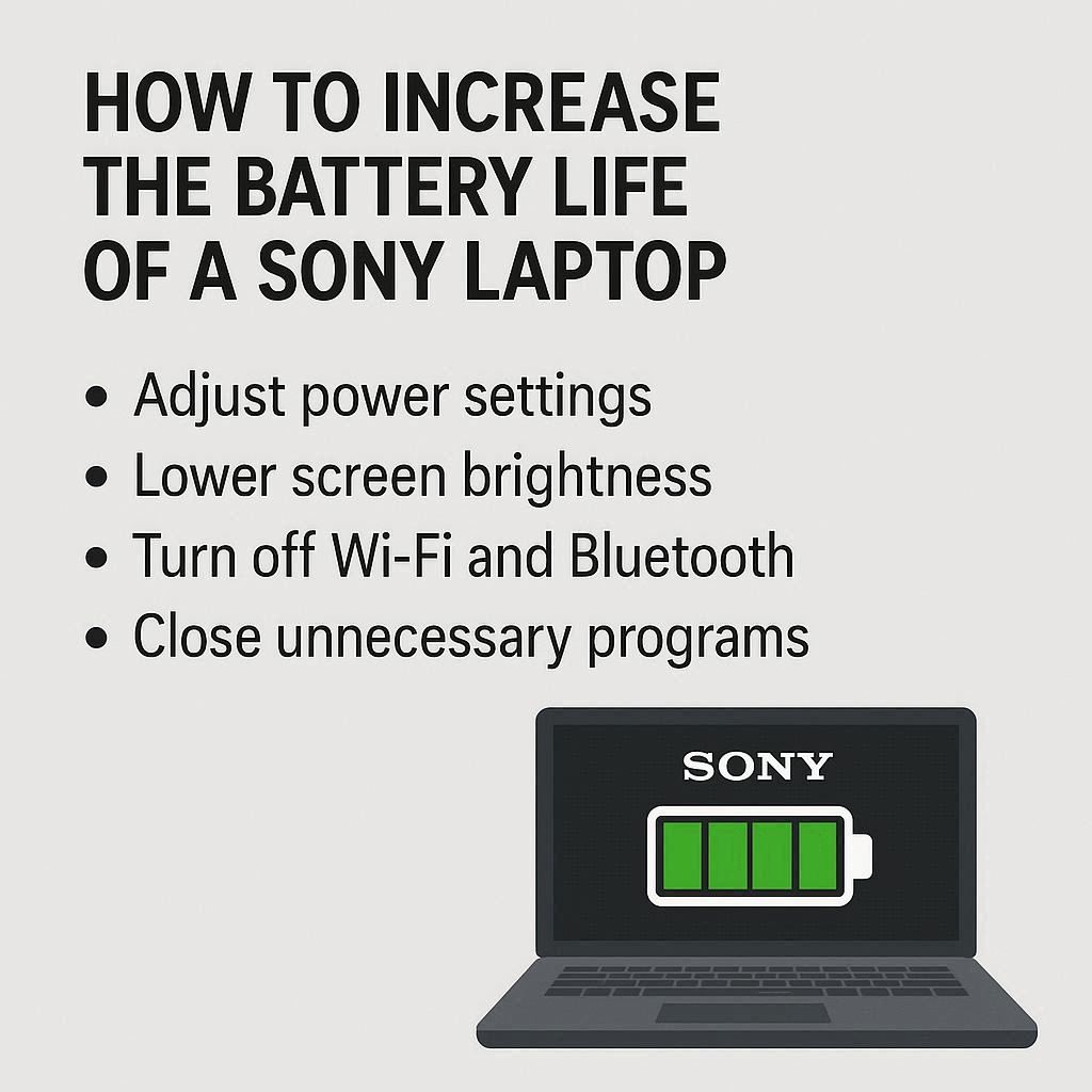 نحوه افزایش عمر باتری سونی