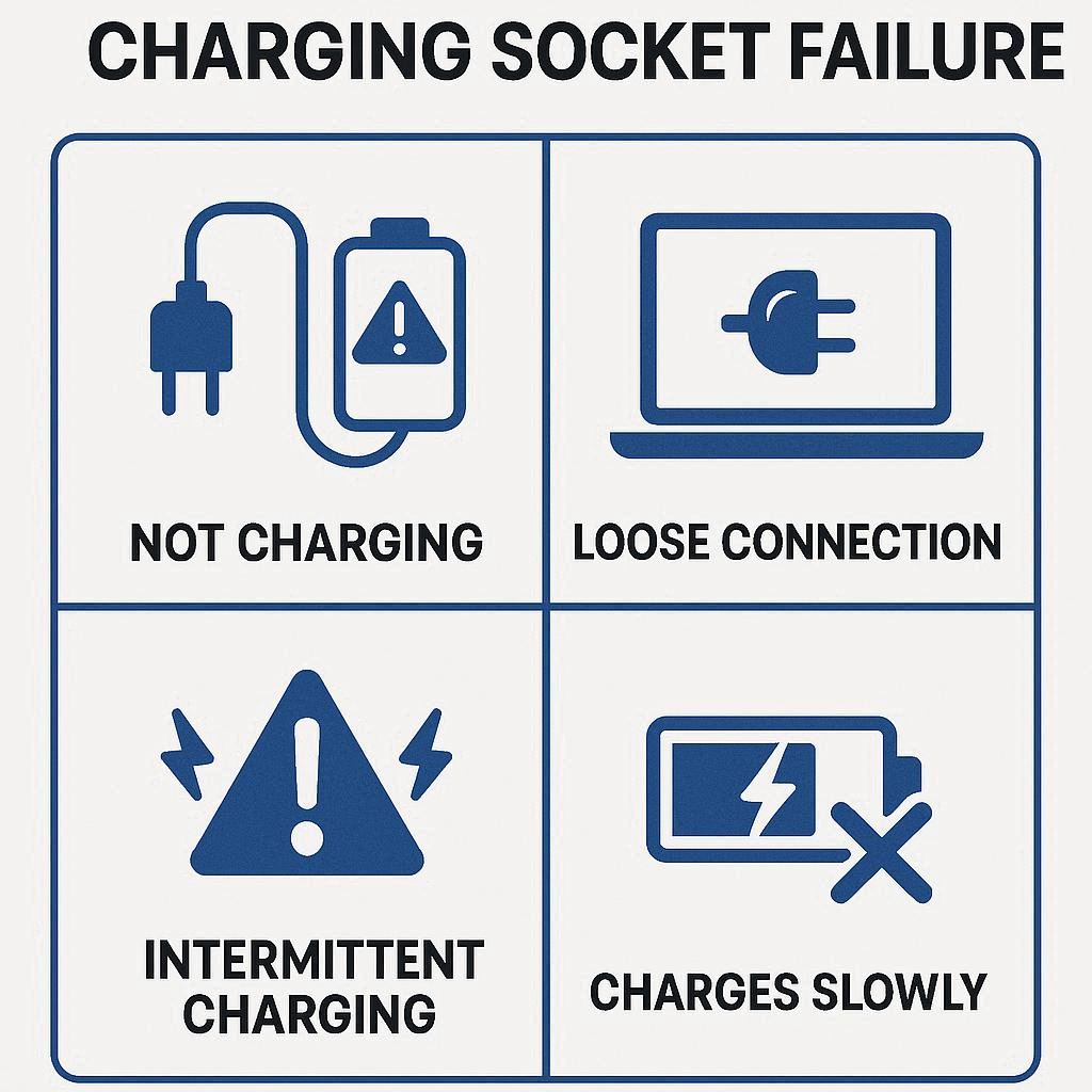 نشانه‌های خرابی سوکت شارژ سامسونگ