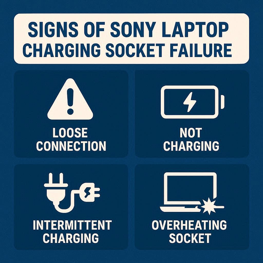 نشانه‌های خرابی سوکت شارژ Sony