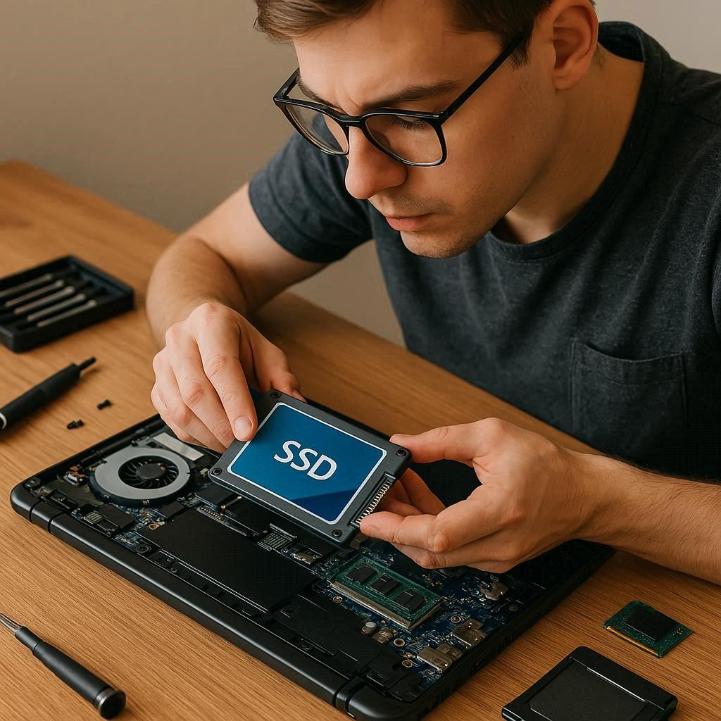 نصب SSD در توشیبا