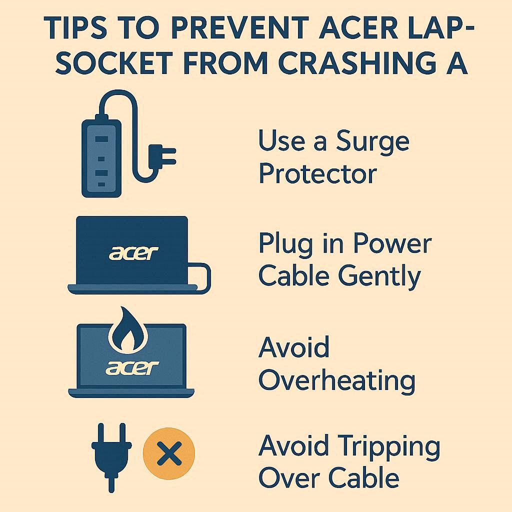 نکات جلوگیری از خرابی دوباره سوکت Acer