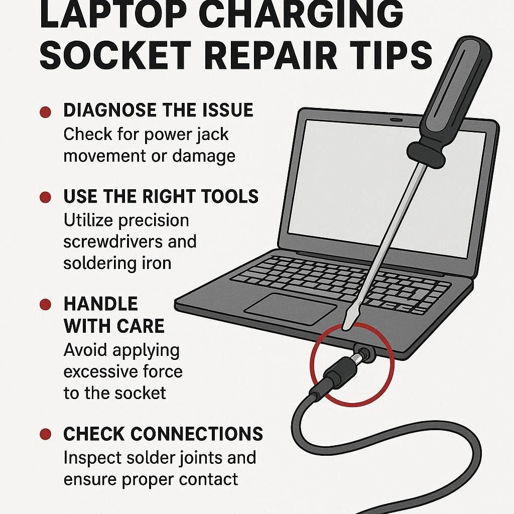 نکات حرفه‌ای تعمیر سوکت توشیبا