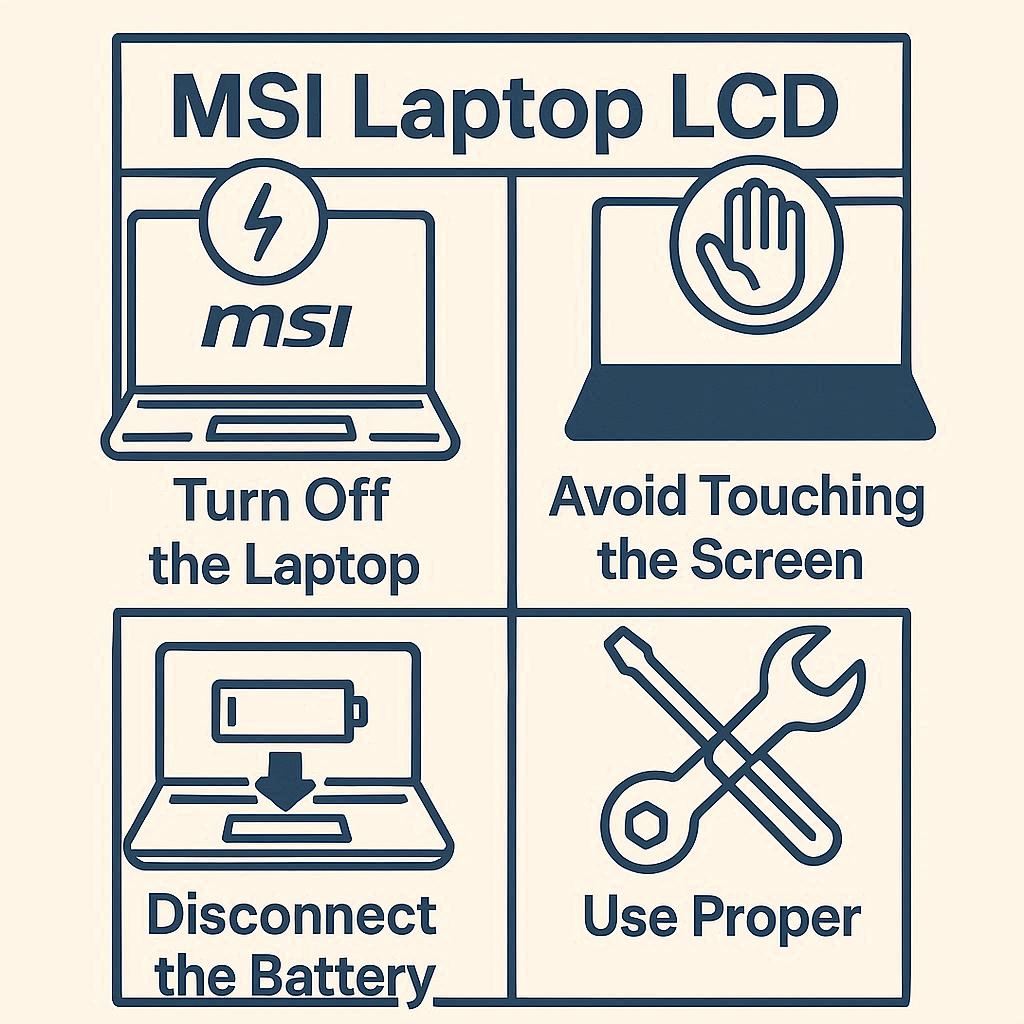 نکات مهم قبل از تعویض ال سی دی ام اس آی