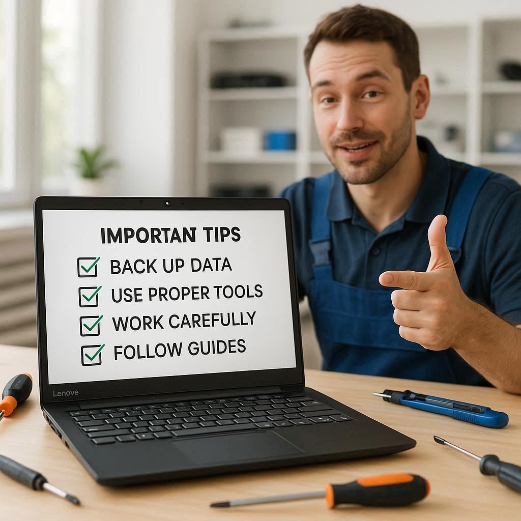 نکات مهم پیش از ارتقا لنوو