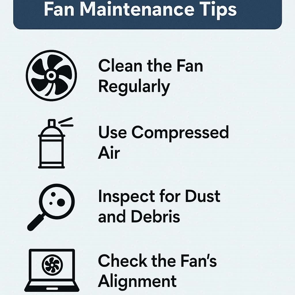 نکات نگهداری حرفه‌ای فن لپ تاپ توشیبا