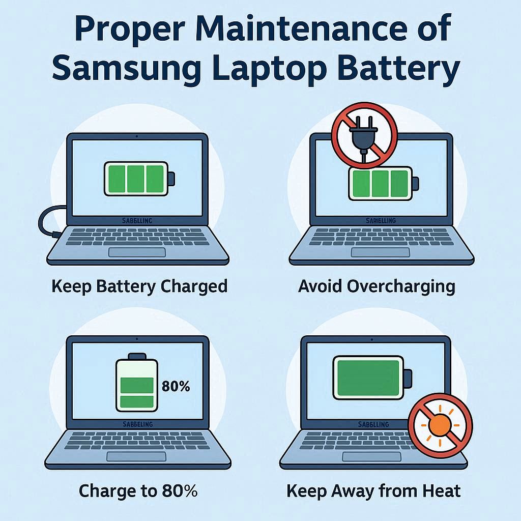 نگهداری صحیح باتری سامسونگ