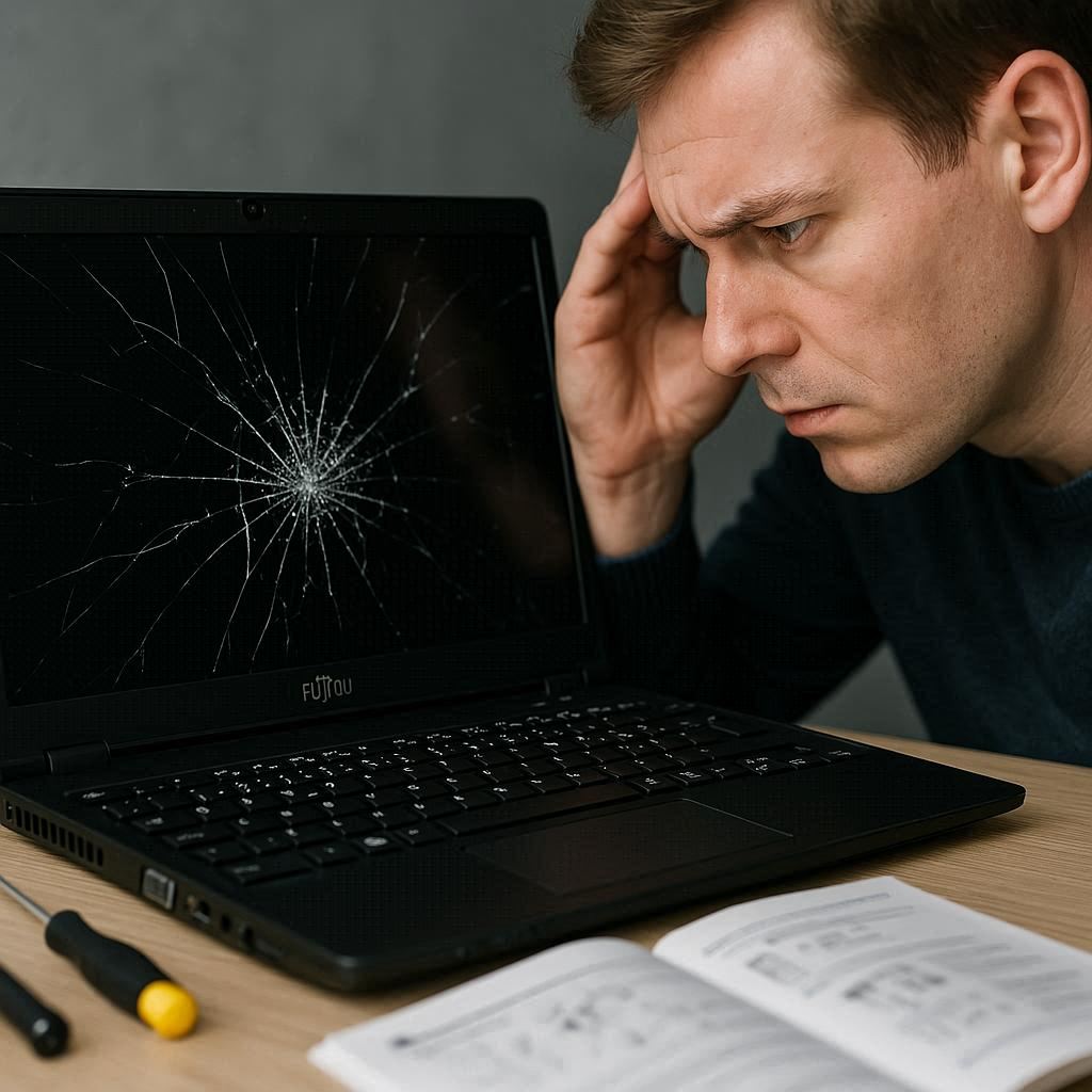 هر آنچه درباره خرابی صفحه نمایش لپ تاپ فوجیتسو باید بدانید