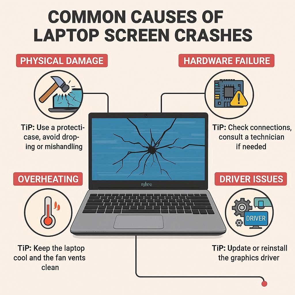 هر آنچه درباره خرابی صفحه نمایش فوجیتسو باید بدانید