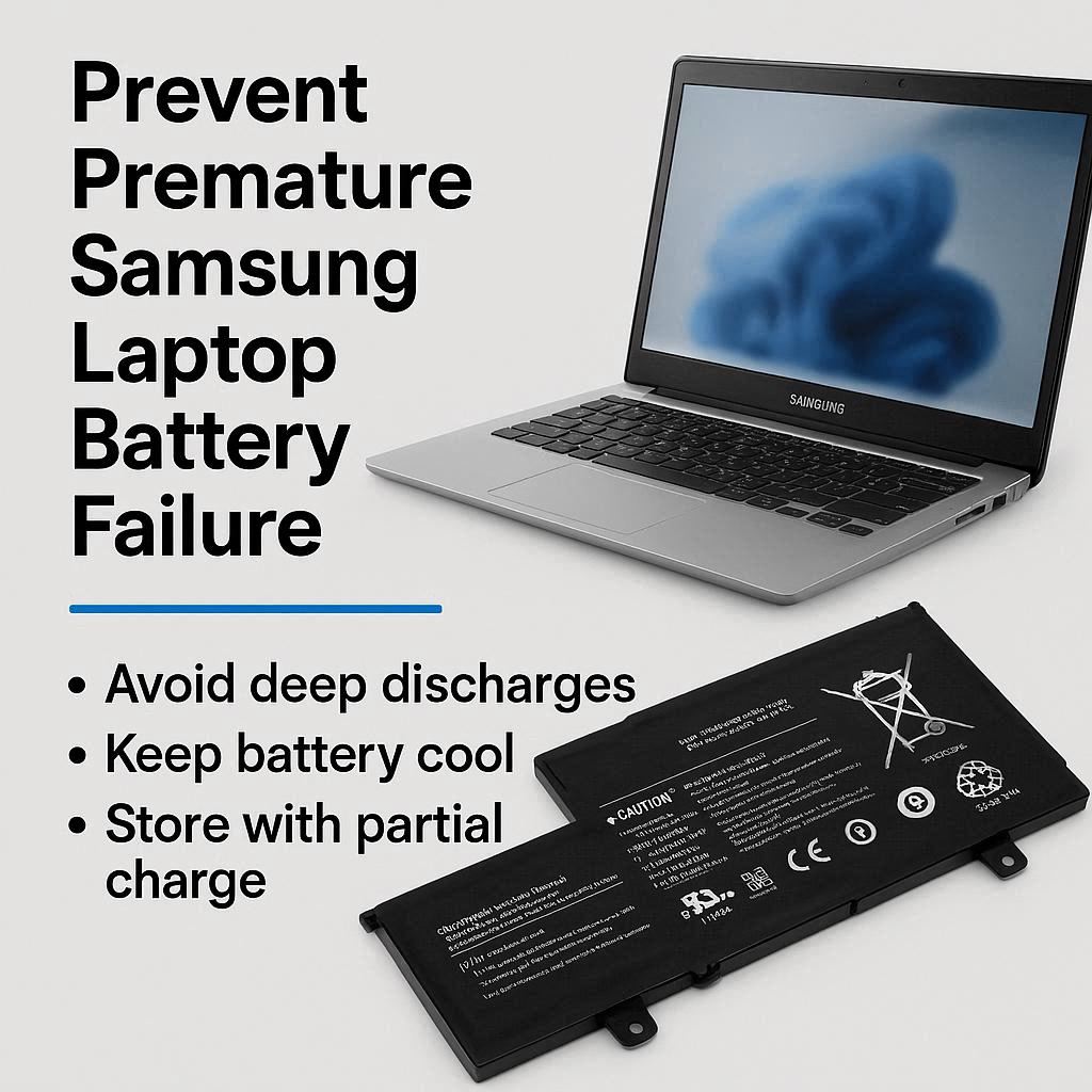 پیشگیری از خرابی زودهنگام باتری لپ تاپ سامسونگ