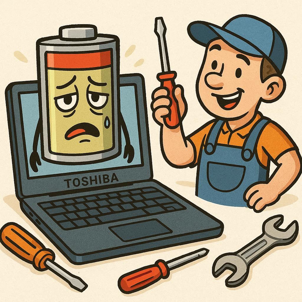چرا باتری توشیبا نیاز به تعمیر دارد؟