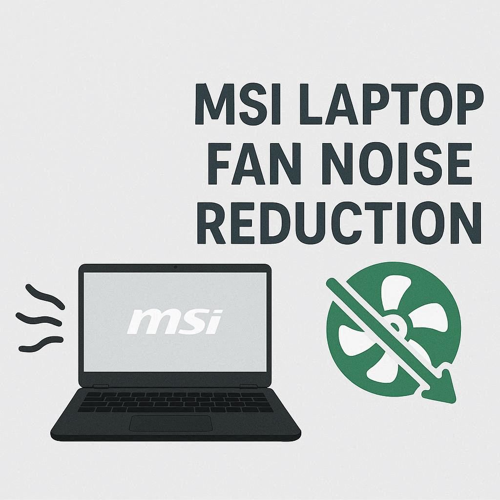 کاهش صدای فن MSI