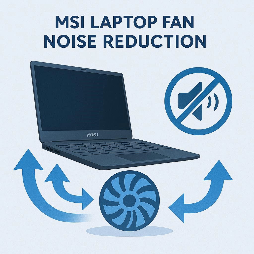 کاهش صدای فن MSI