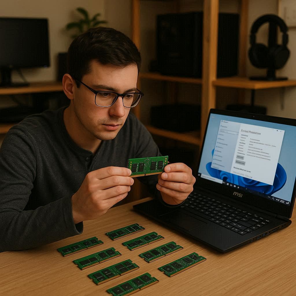 انتخاب بهترین رم برای لپ‌تاپ‌های MSI