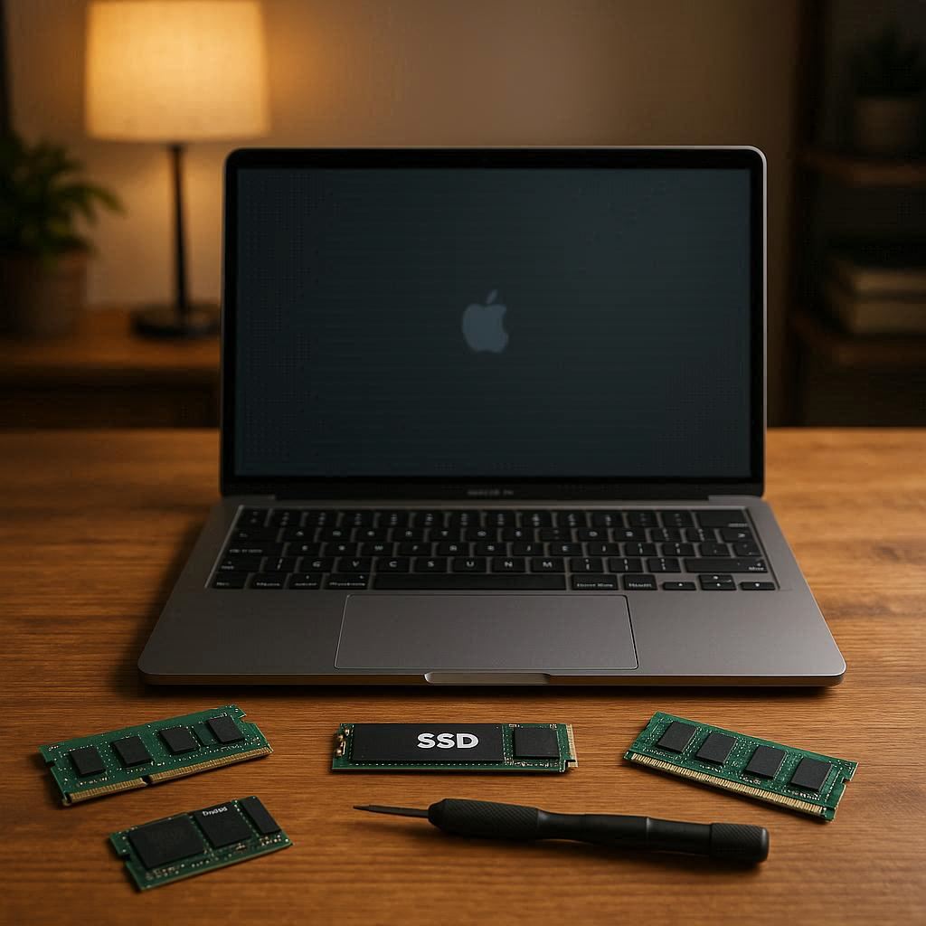 ارتقا لپ تاپ اپل