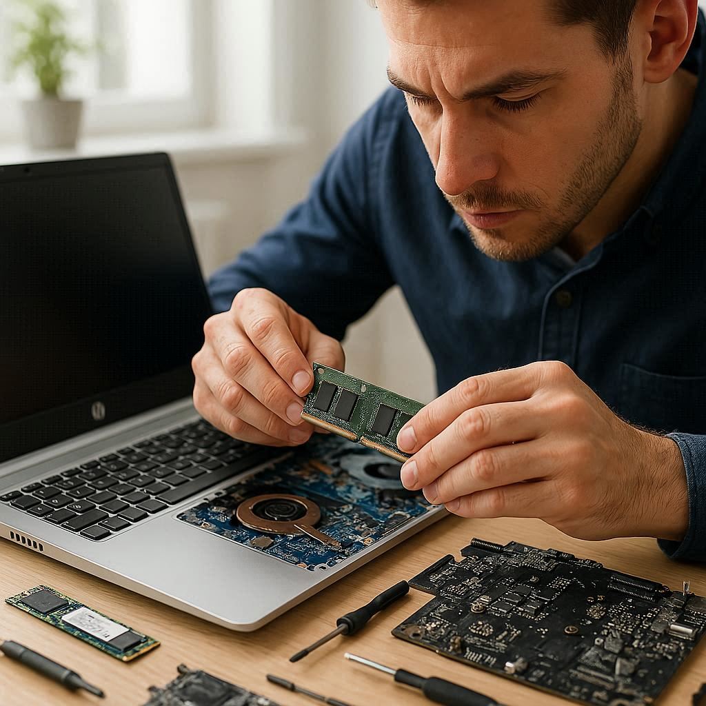 ارتقا لپ تاپ اچ پی