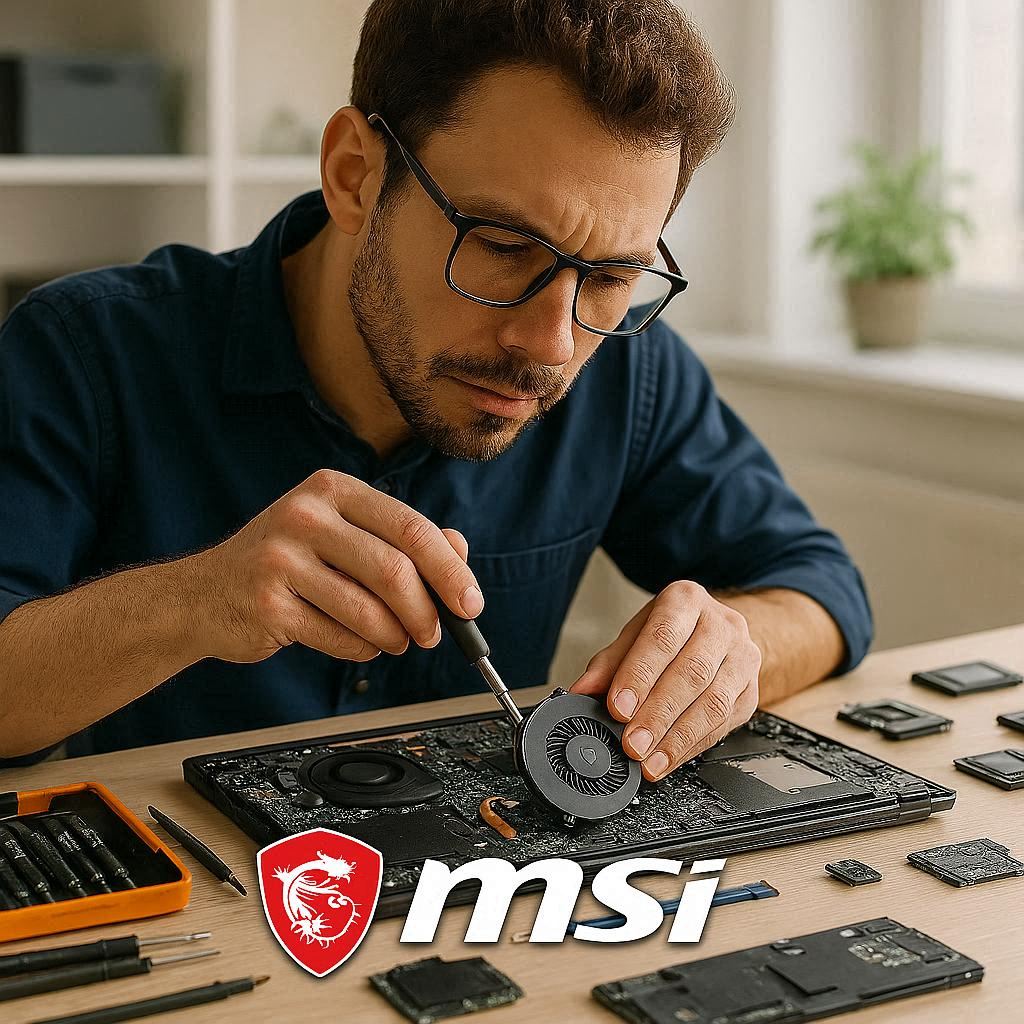 تعمیر فن لپ تاپ ام اس آی