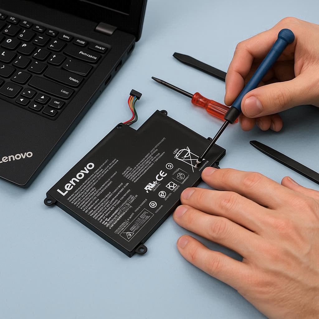 تعمیر و تعویض باتری لپ تاپ لنوو