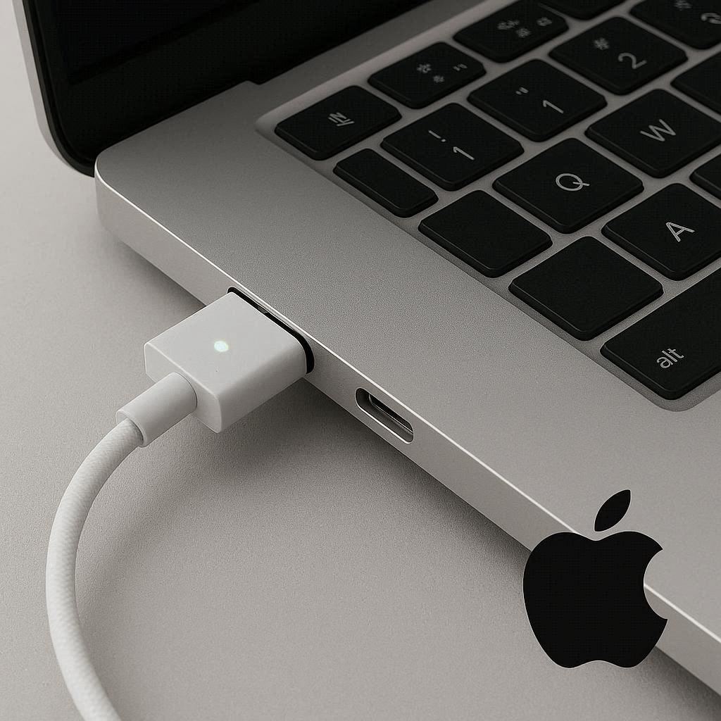 تعمیر و تعویض سوکت شارژ لپ تاپ اپل