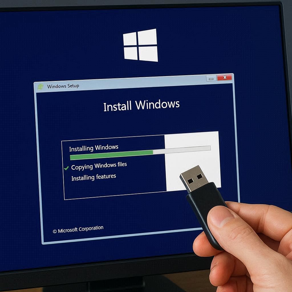 آموزش نصب ویندوز با فلش بوتیبل