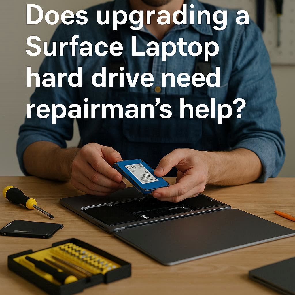 آیا ارتقای هارد سرفیس نیاز به کمک تعمیرکار دارد