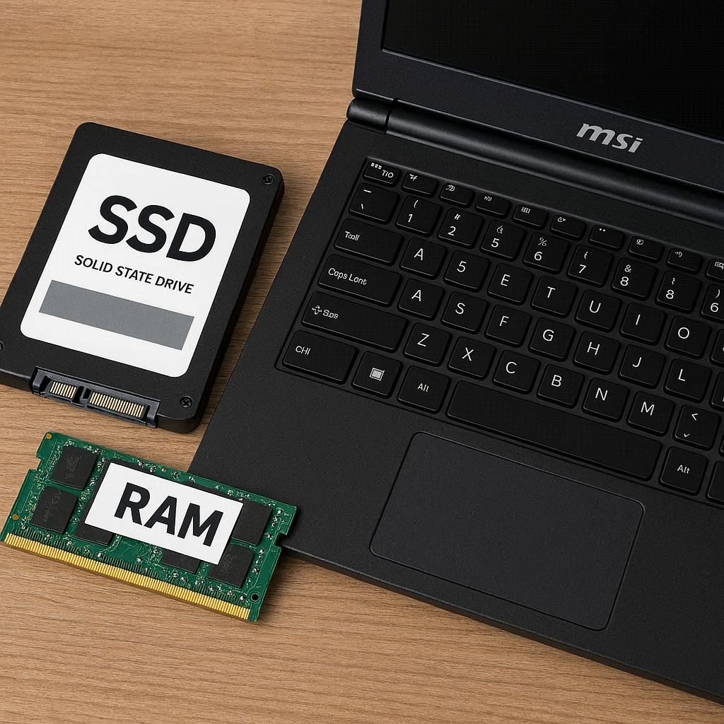 ارتقای رم و هارد برای رفع کندی ام اس آی