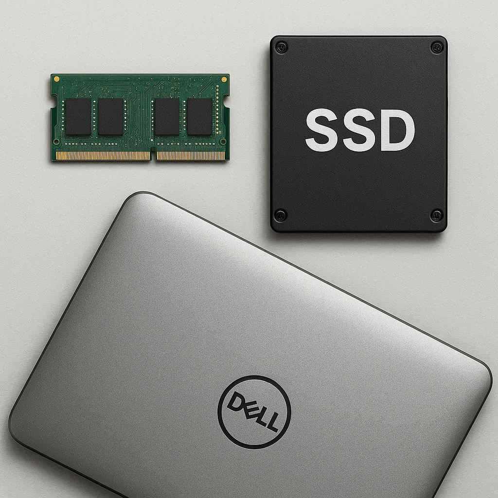 ارتقای رم و SSD برای دل