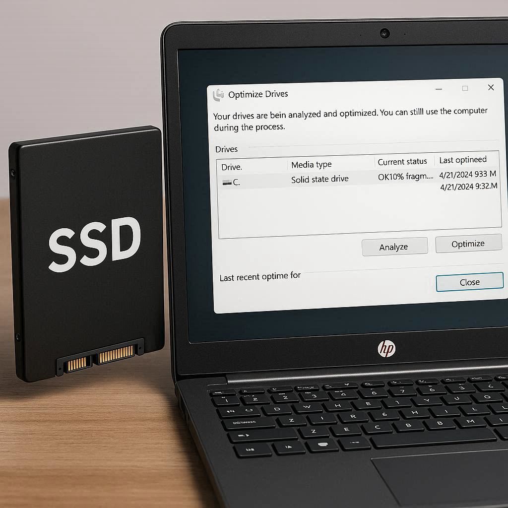 استفاده از SSD و بهینه‌سازی هارد اچ پی