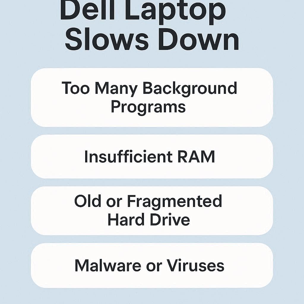 دلایل کند شدن Dell