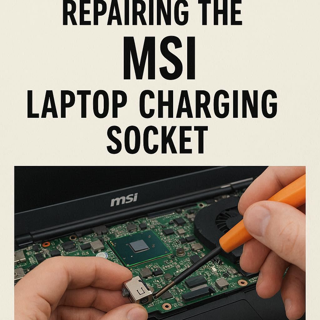 راهنمای کامل تعمیر سوکت شارژ لپ تاپ MSI