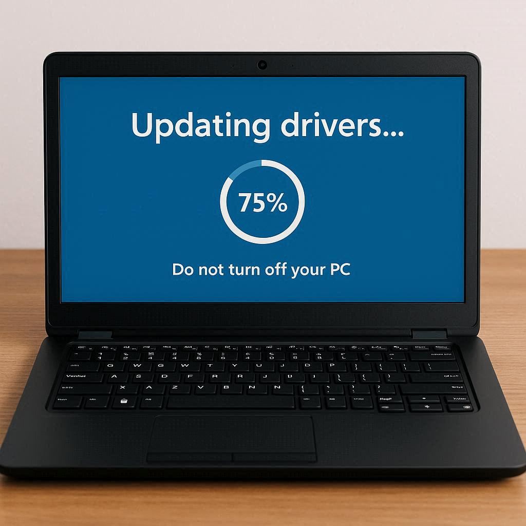 رفع لگ و کرش با بروزرسانی درایورها لپ تاپ