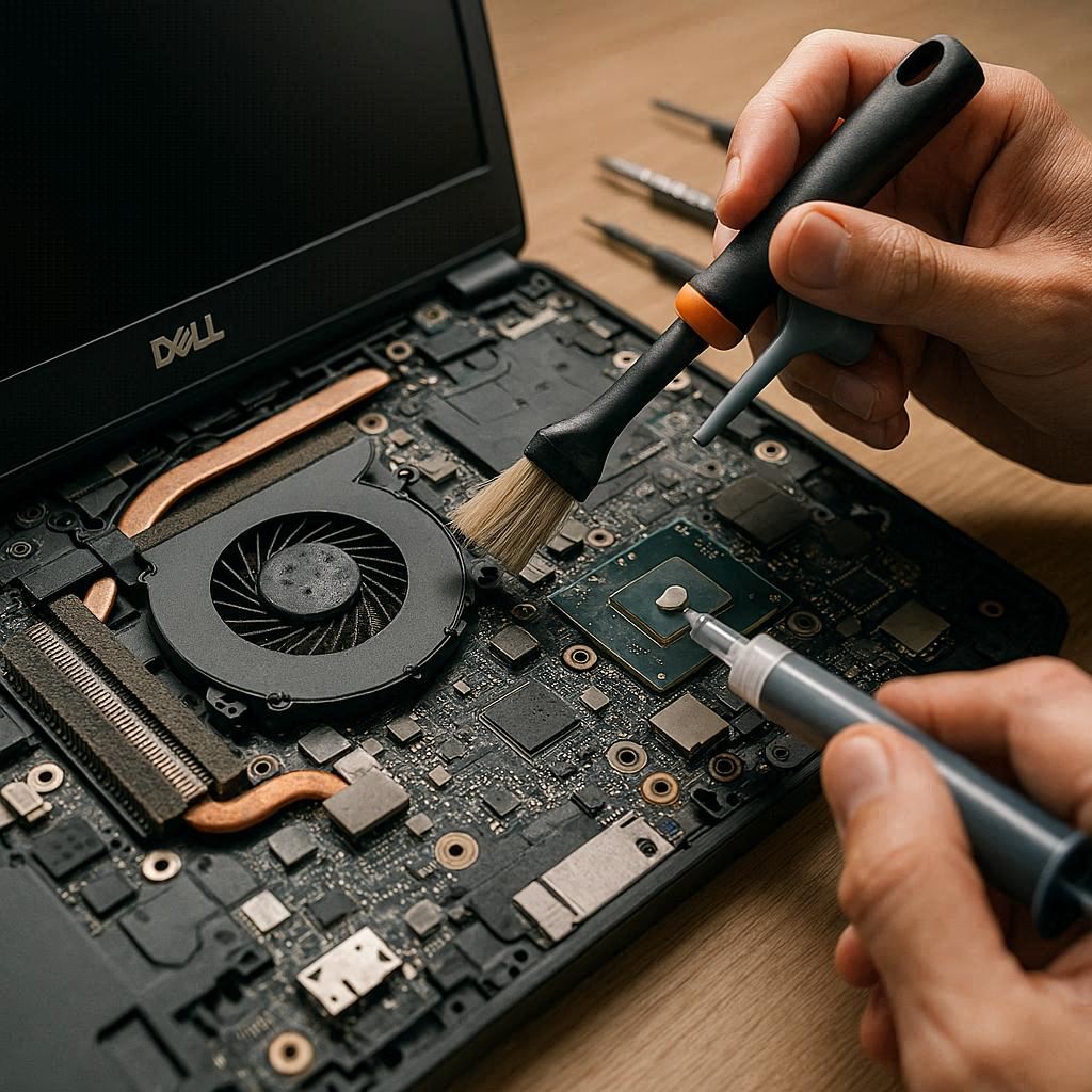 رفع مشکلات داغ شدن Dell