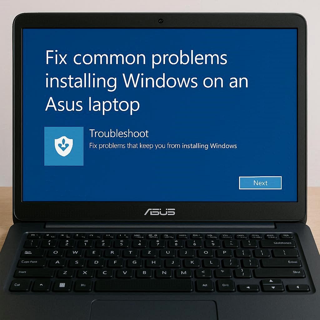 رفع مشکلات رایج نصب ویندوز ایسوی