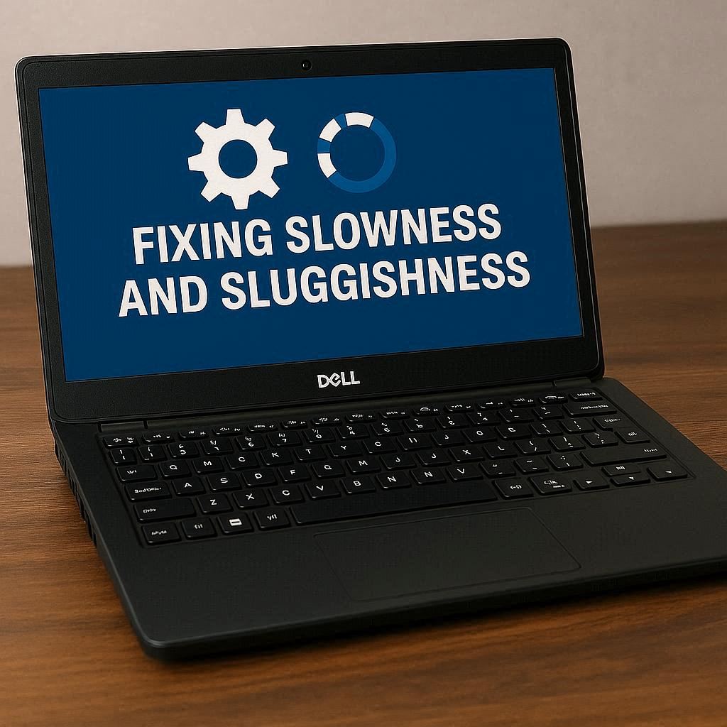 رفع کندی و هنگی لپ تاپ دل