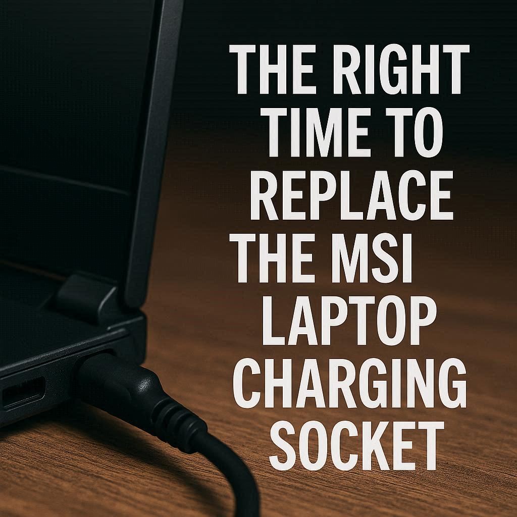 زمان مناسب تعویض سوکت شارژ MSI